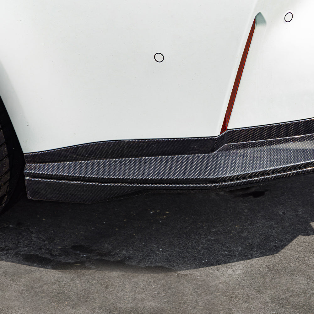 SQB LED Style 3 Pieces Pre-Preg Carbon Fibre Rear Diffuser for BMW G80 G81 M3 G82 G83 M4 21-Present - Carbon Factory