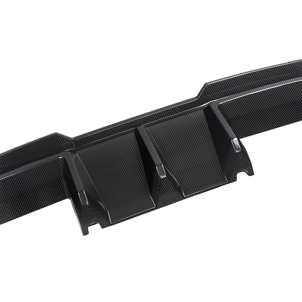 SQ-B Style 3 Pieces Pre-Preg Carbon Fibre Rear Diffuser for BMW G80 G81 M3 G82 G83 M4 21-Present - Carbon Factory