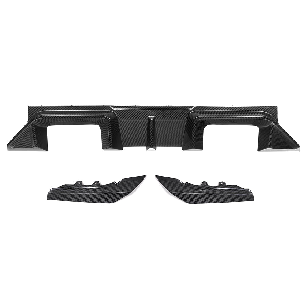 SQ-C Style Pre-Preg Carbon Fibre Rear Diffuser for BMW G87 M2 2023-Present - Carbon Factory
