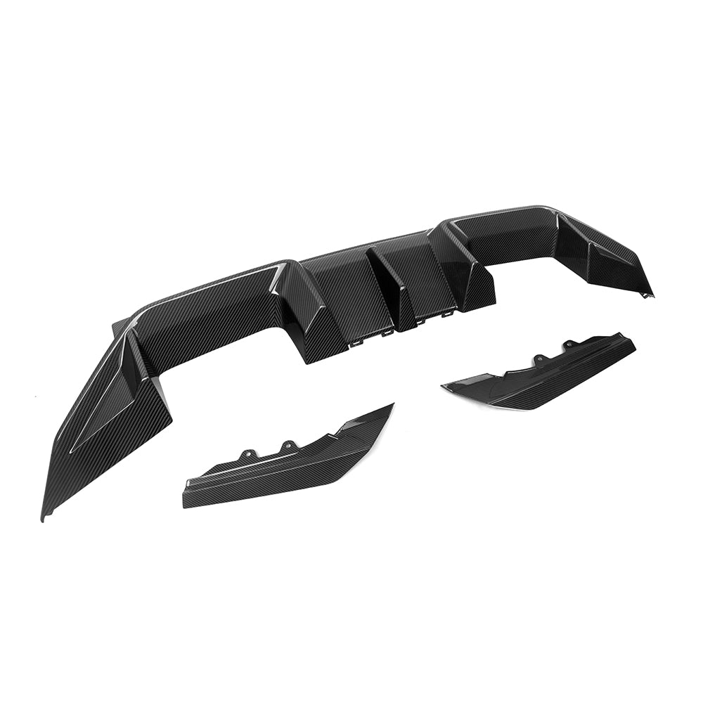 SQ-C Style Pre-Preg Carbon Fibre Rear Diffuser for BMW G87 M2 2023-Present - Carbon Factory