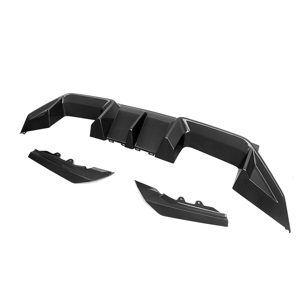 SQ-C Style Pre-Preg Carbon Fibre Rear Diffuser for BMW G87 M2 2023-Present - Carbon Factory