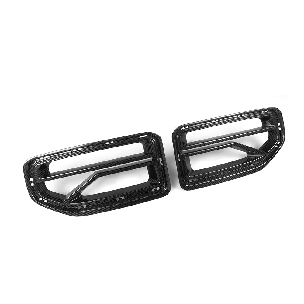 SQ-B Style Pre-Preg Carbon Fibre Front Grille for BMW G87 M2 23-Present - Carbon Factory