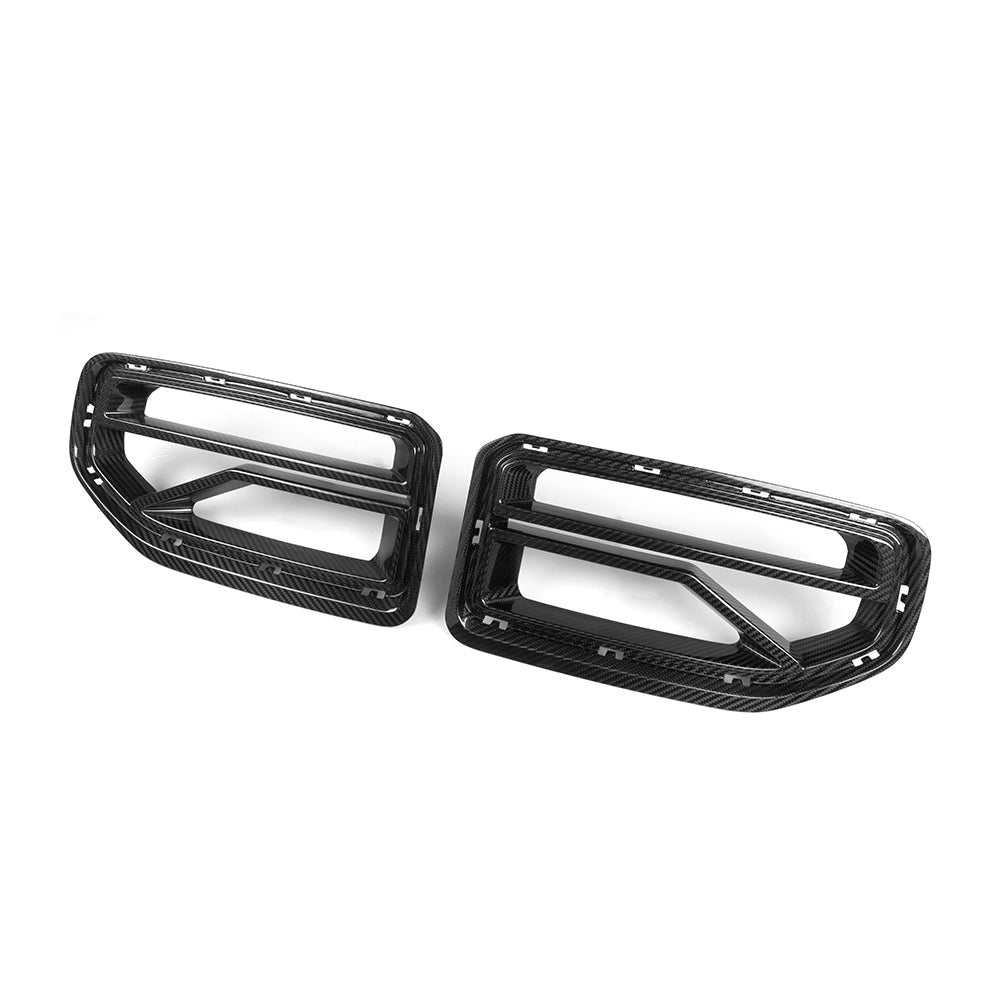 SQ-B Style Pre-Preg Carbon Fibre Front Grille for BMW G87 M2 23-Present - Carbon Factory