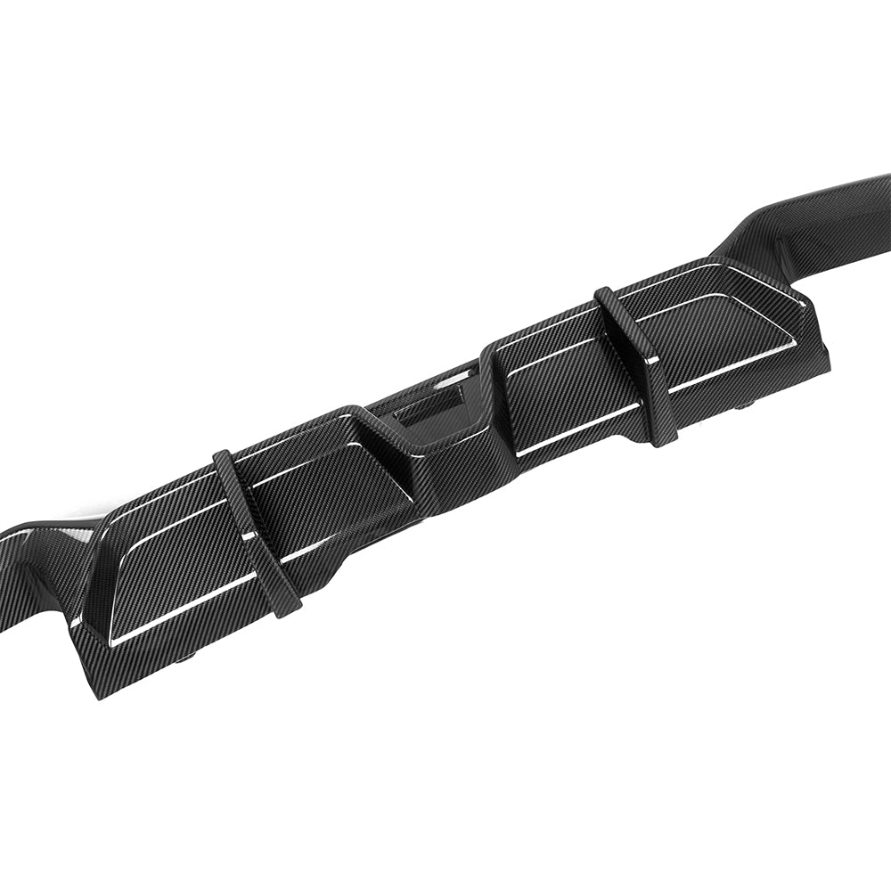 SQ Style Pre-Preg Carbon Fibre Diffuser for BMW G02 LCI 22-Present - Carbon Factory