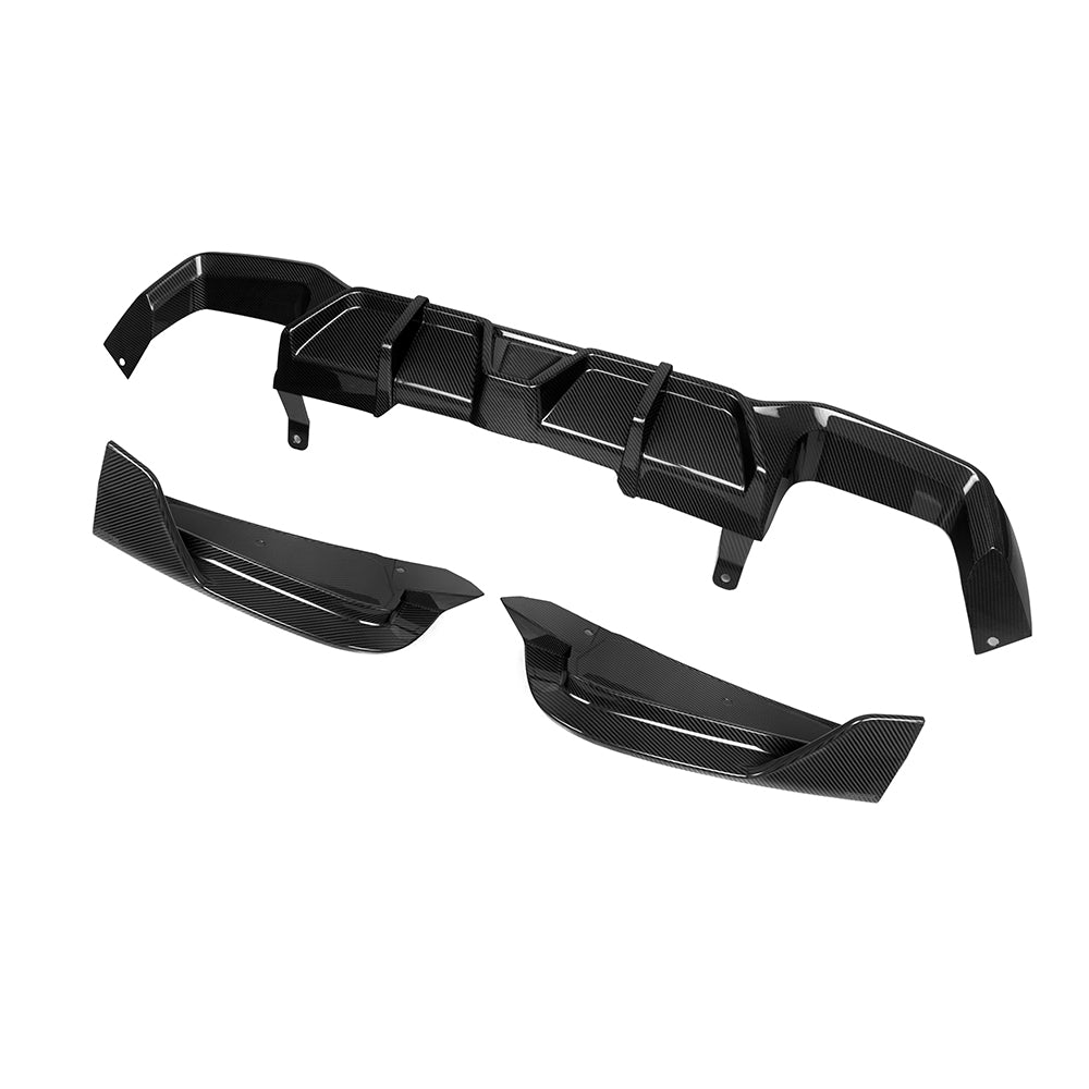 SQ Style Pre-Preg Carbon Fibre Diffuser for BMW F98 X4M LCI 22-26 - Carbon Factory