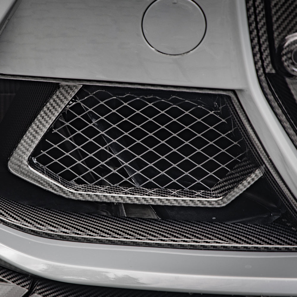 SQ Style Pre-Preg Carbon Fibre Front Bumper Inserts for BMW G80 M3 G82 G83 M4 21-Present - Carbon Factory