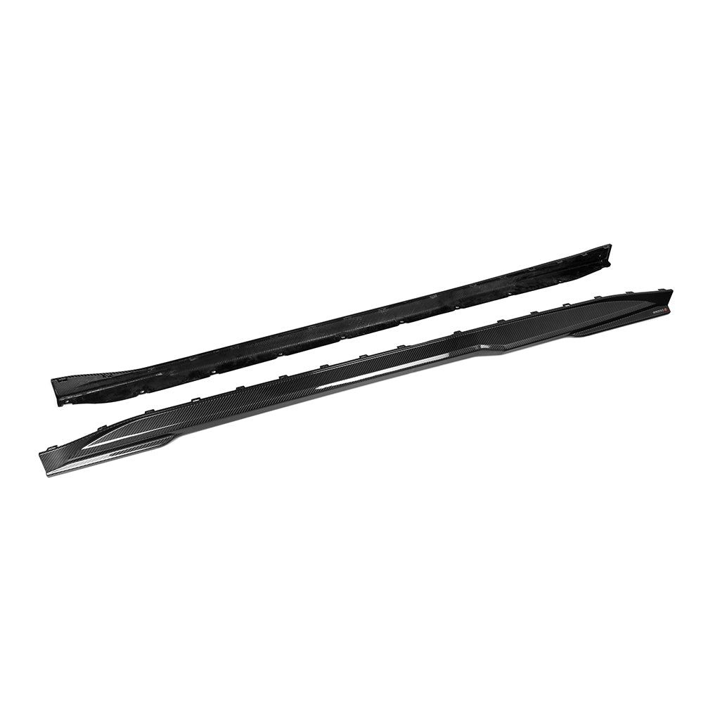 SQ Style Pre-Preg Carbon Fibre Side Skirts for BMW G80 G81 M3 21-Present - Carbon Factory