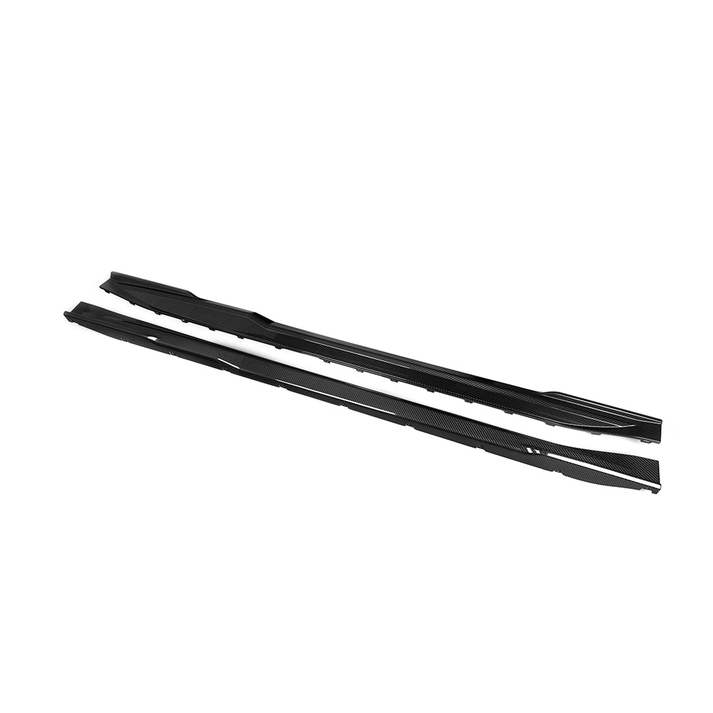 SQ Style Pre-Preg Carbon Fibre Side Skirts for BMW G80 G81 M3 21-Present - Carbon Factory