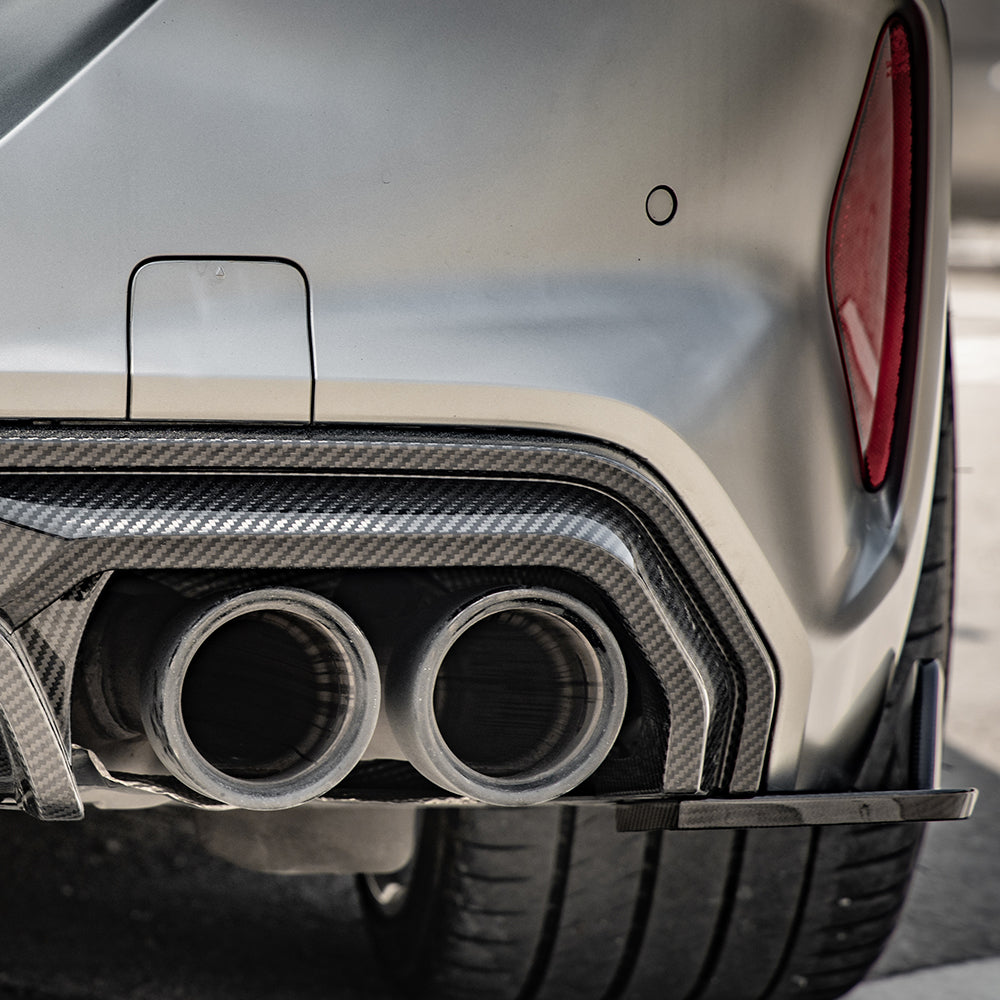 SQ Style Pre-Preg Carbon Fibre Rear Diffuser for BMW F91 F92 M8 Convertible & Coupe 20-Present - Carbon Factory