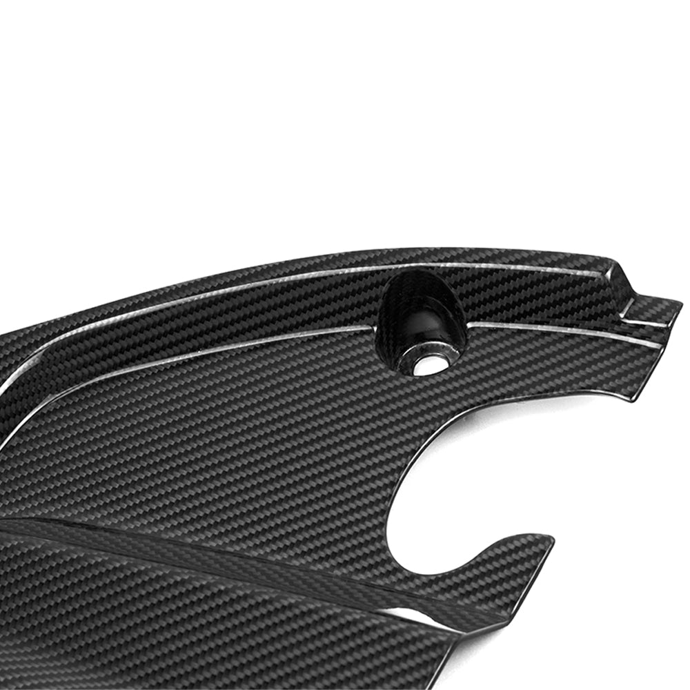 Pre-Preg Carbon Fibre Engine Side Cover Trims for BMW G87 M2 24-Present - Carbon Factory