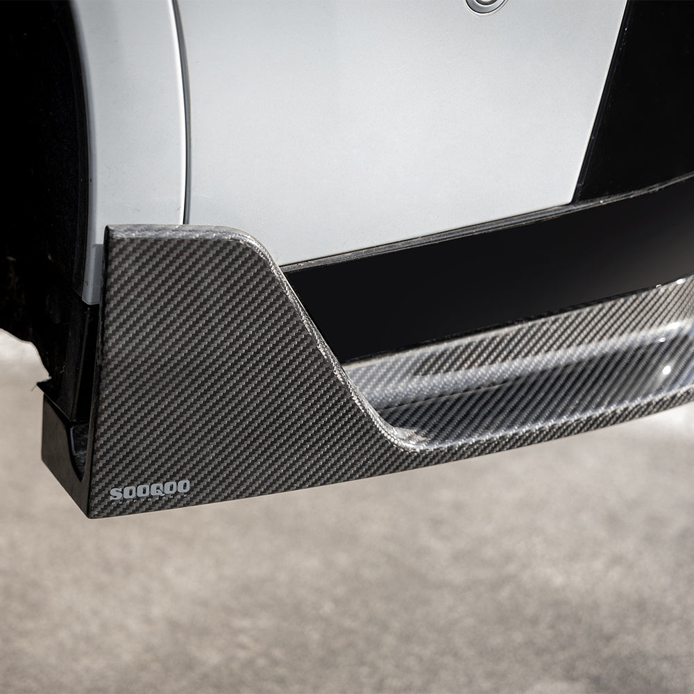 V Style Pre-Preg Carbon Fibre Front Splitter for BMW F97 X3M F98 X4M LCI 22-26 - Carbon Factory