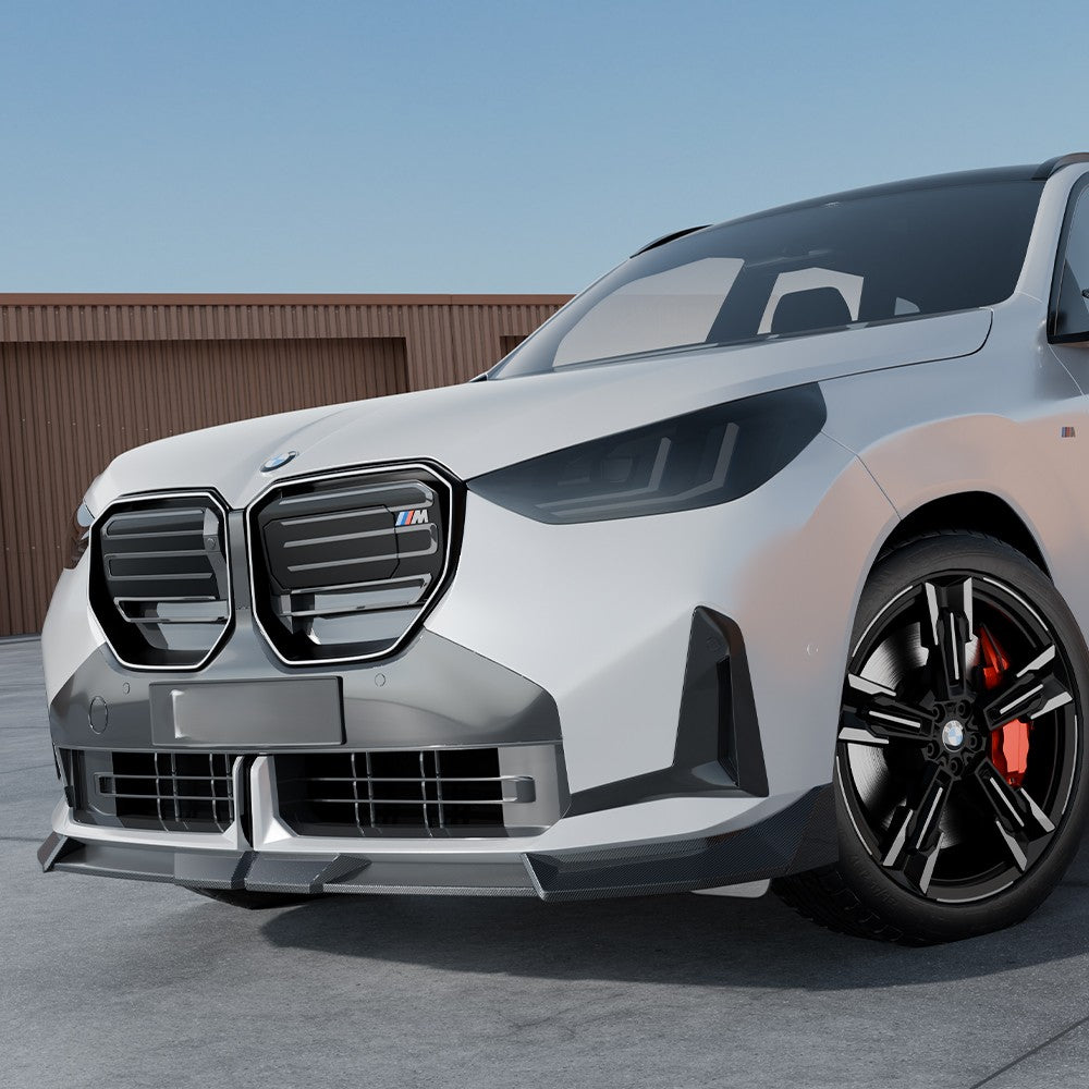 SQ Style Pre-Preg Carbon Fibre Front Splitter for BMW G45 X3 25-Present - Carbon Factory