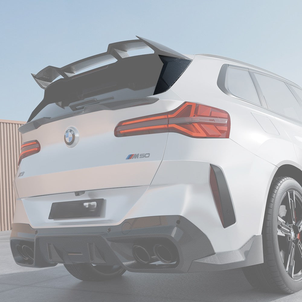SQ Style Pre-Preg Carbon Fibre Side Spoiler for BMW G45 X3 25-Present - Carbon Factory