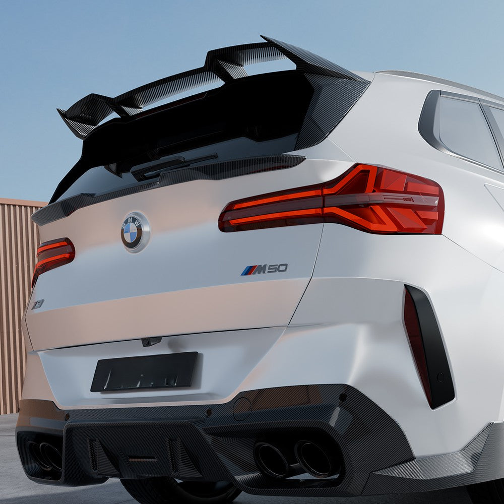 SQ Style Pre-Preg Carbon Fibre Roof Spoiler for BMW G45 X3 25-Present - Carbon Factory