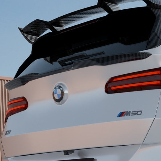 SQ Style Pre-Preg Carbon Fibre Mid Spoiler for BMW G45 X3 25-Present - Carbon Factory