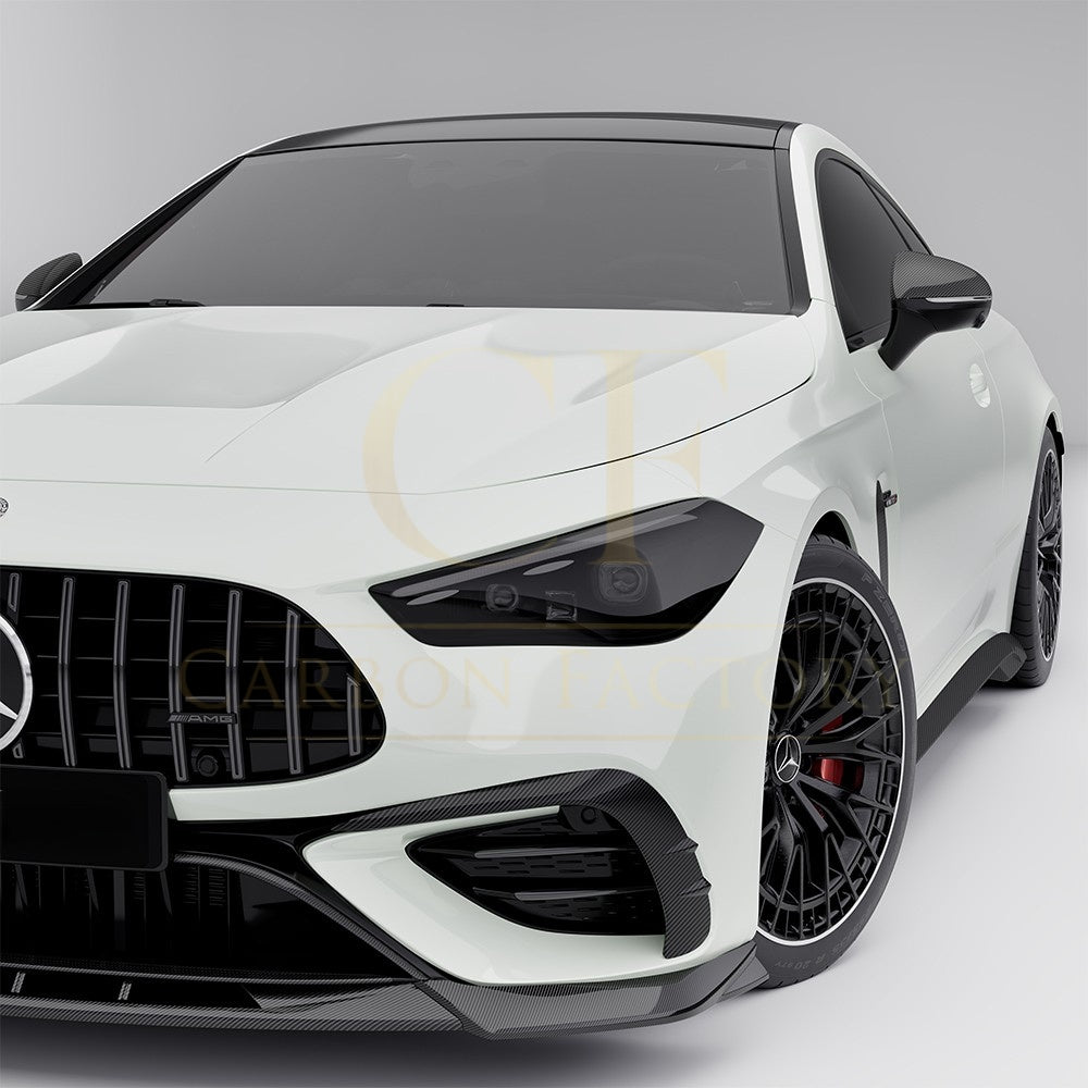 SQ Style Pre-preg Carbon Fiber Front Inserts for Mercedes C236 CLE53 24-26 - Carbon Factory