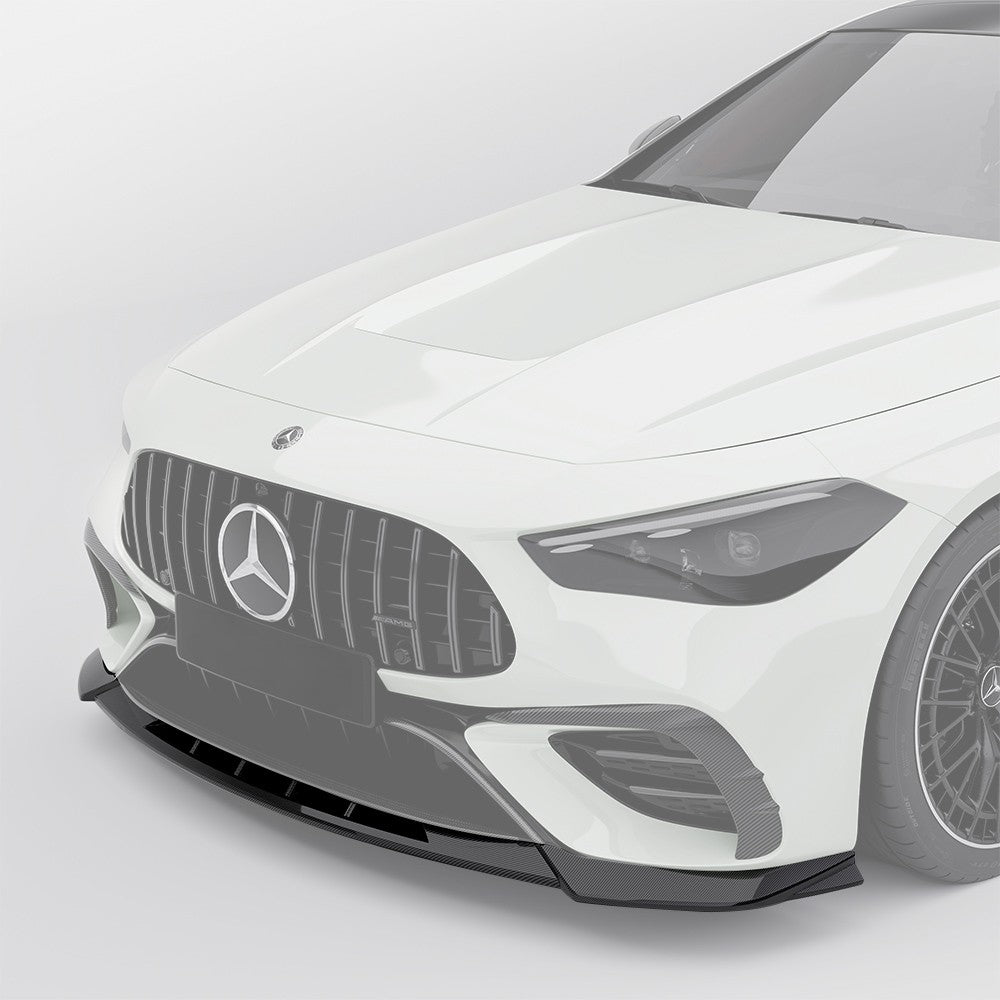 SQ Style Pre-preg Carbon Fiber Front Splitter for Mercedes C236 CLE53 24-26 - Carbon Factory