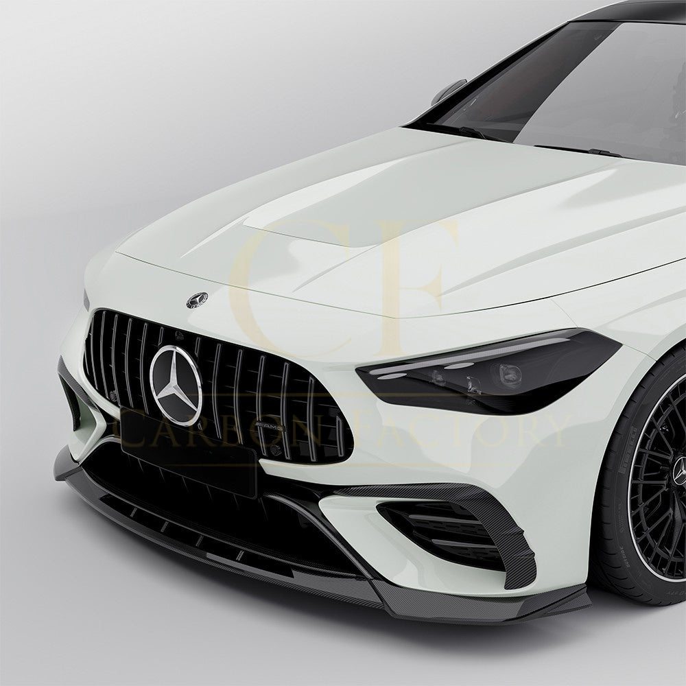 SQ Style Pre-preg Carbon Fiber Front Splitter for Mercedes C236 CLE53 24-26 - Carbon Factory