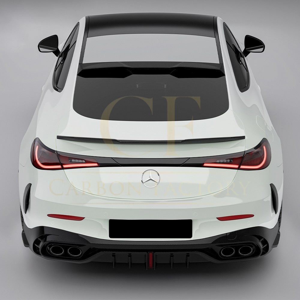 SQ Style Pre-preg Carbon Fiber Diffuser for Mercedes C236 CLE53 24-26 - Carbon Factory
