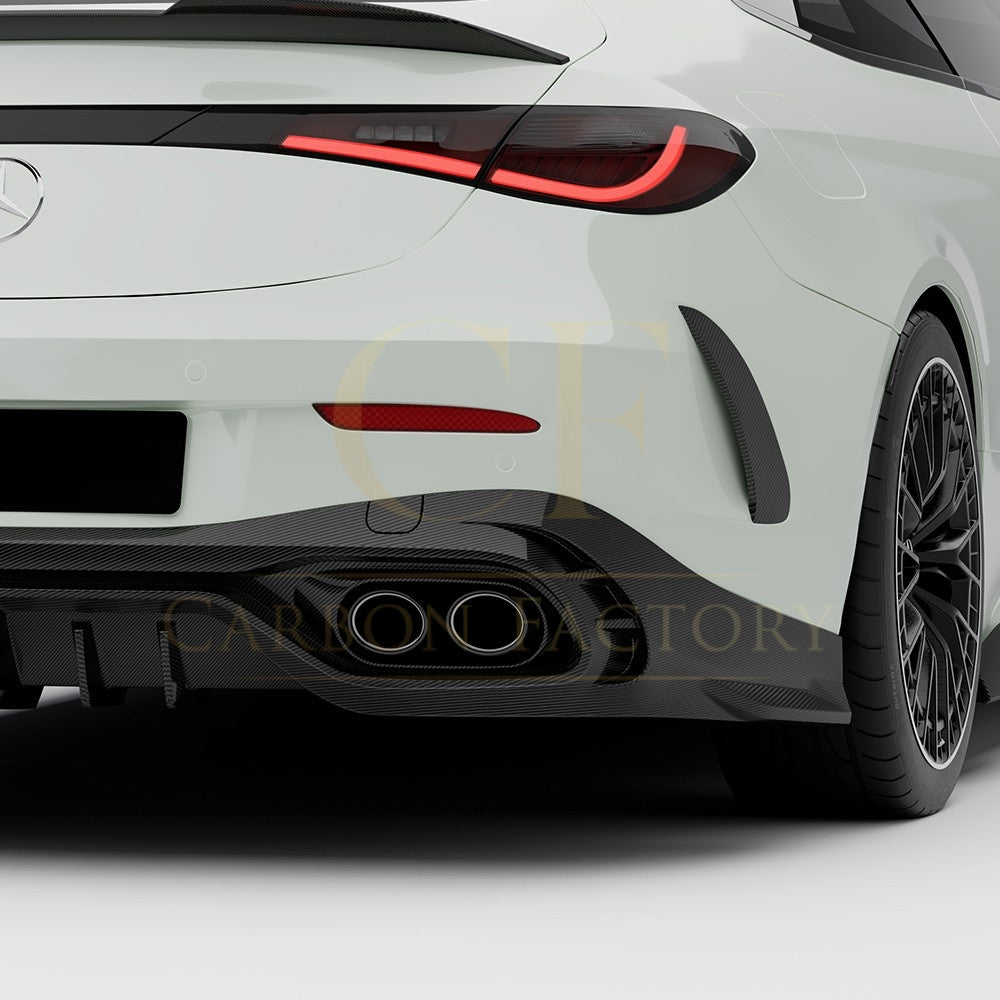 SQ Style Pre-preg Carbon Fiber Diffuser for Mercedes C236 CLE53 24-26 - Carbon Factory