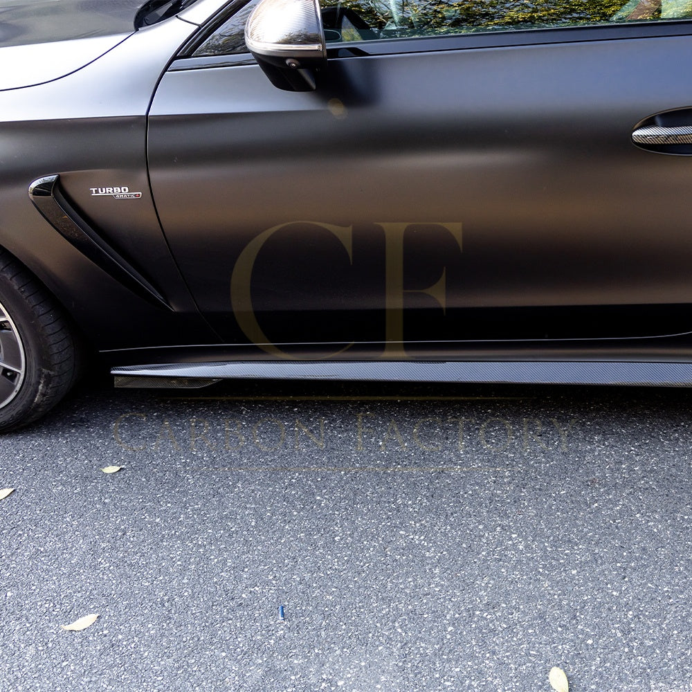 SQ Style Pre-preg Carbon Fiber Side Skirts for Mercedes C236 CLE53 24-26 - Carbon Factory