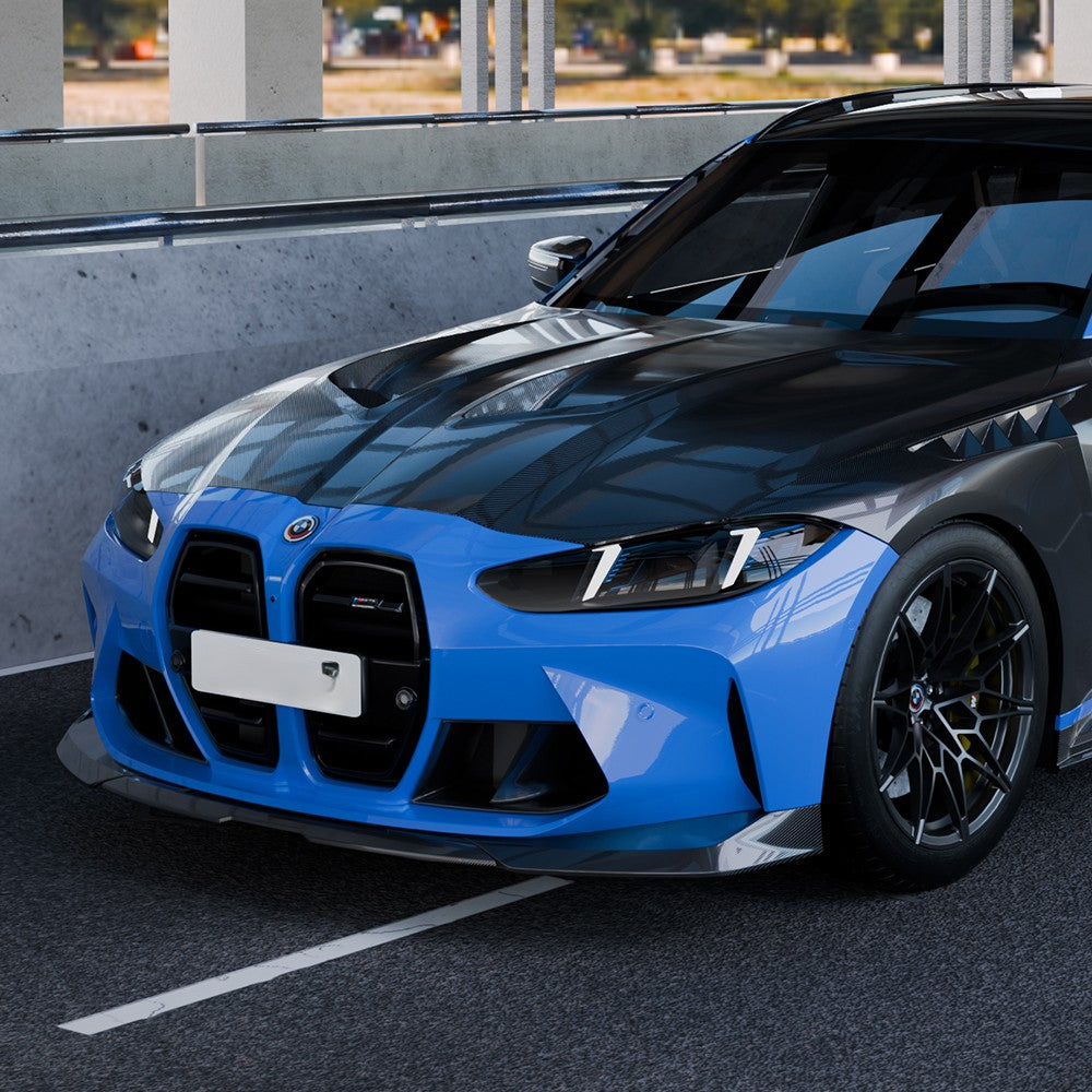 V Style Pre-Preg Carbon Fibre Bonnet for BMW G80 G81 M3 G82 G83 M4 21-25 - Carbon Factory