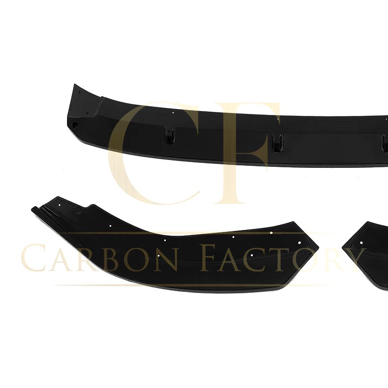 SPORT Style Gloss Black Front Splitter for VW Golf MK8 GTI / R-LINE 21-23-Carbon Factory