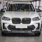 SQ 2 Style Pre-Preg Carbon Fibre Front Splitter for BMW G01 X3 G02 X4 G08 IX3 LCI 22-25-Carbon Factory