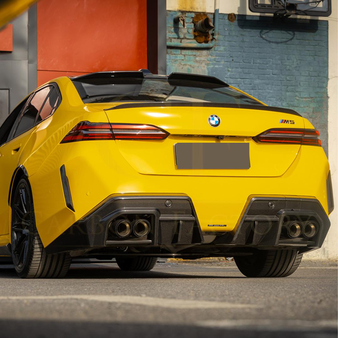 SQ-A Style Pre-Preg Carbon Fibre Rear Diffuser for BMW G90 G99 M5 2025-Present-Carbon Factory
