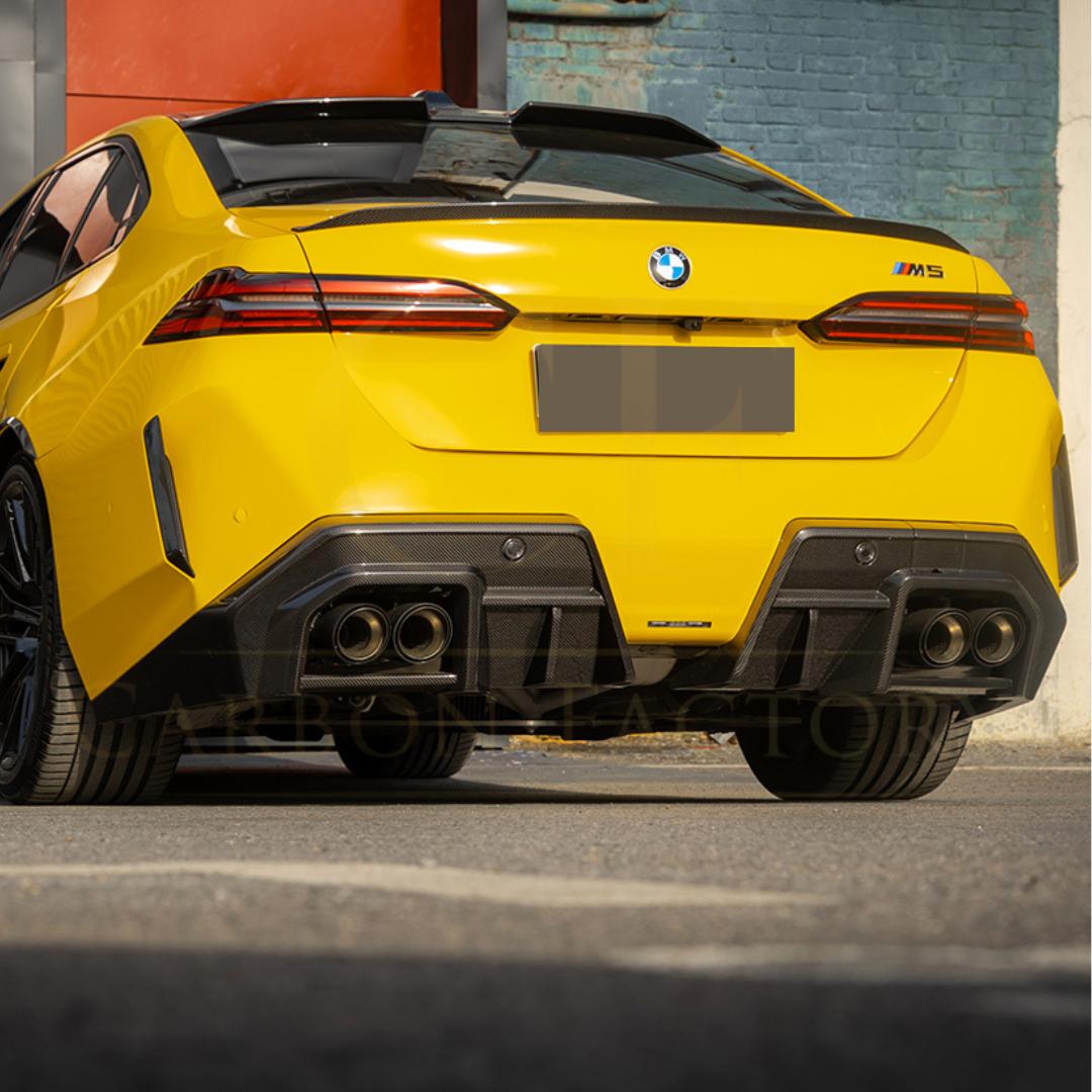 SQ-A Style Pre-Preg Carbon Fibre Rear Diffuser for BMW G90 G99 M5 2025-Present-Carbon Factory
