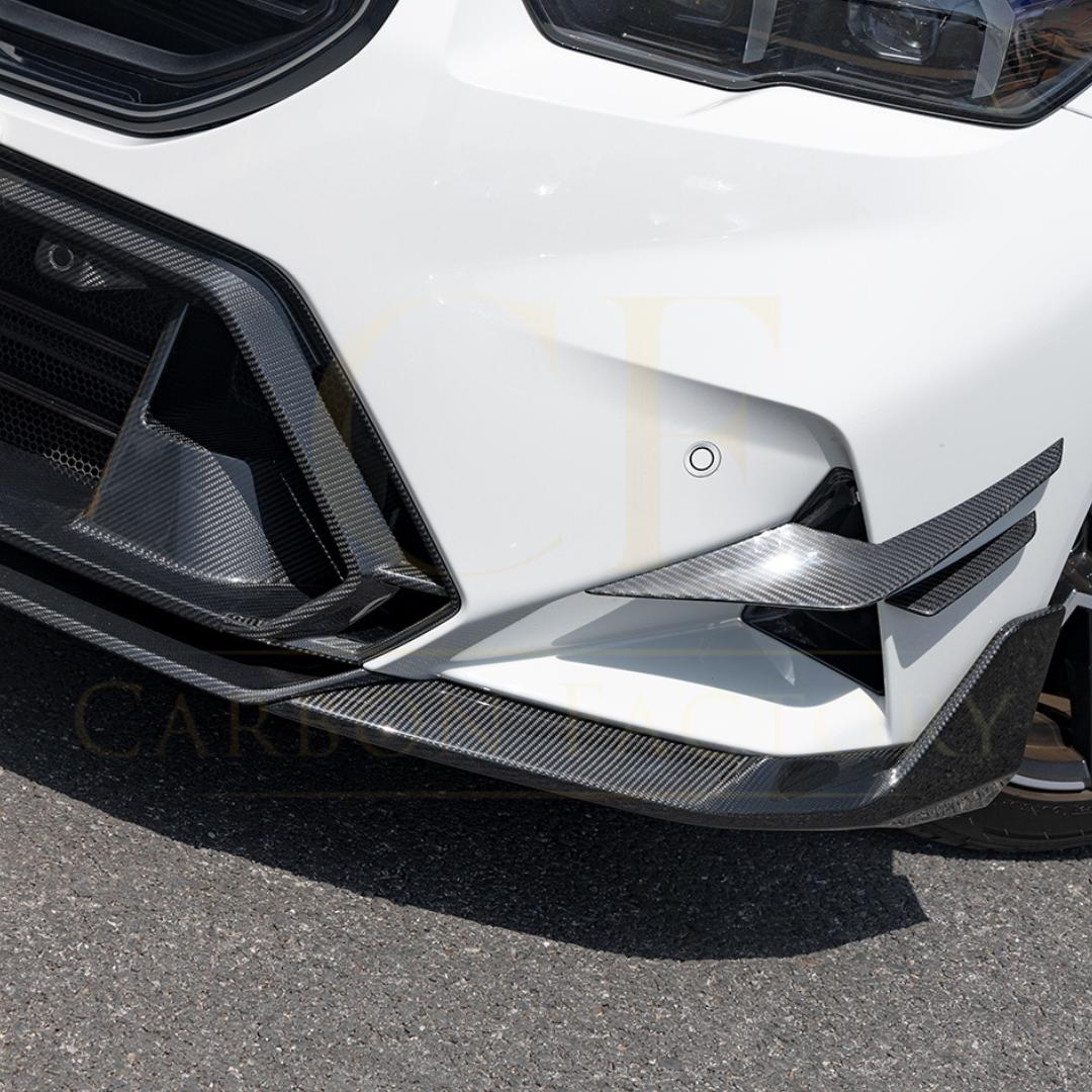 SQ-B Style Pre-Preg Carbon Fibre Front Splitter for BMW G90 G99 M5 2025-Present-Carbon Factory