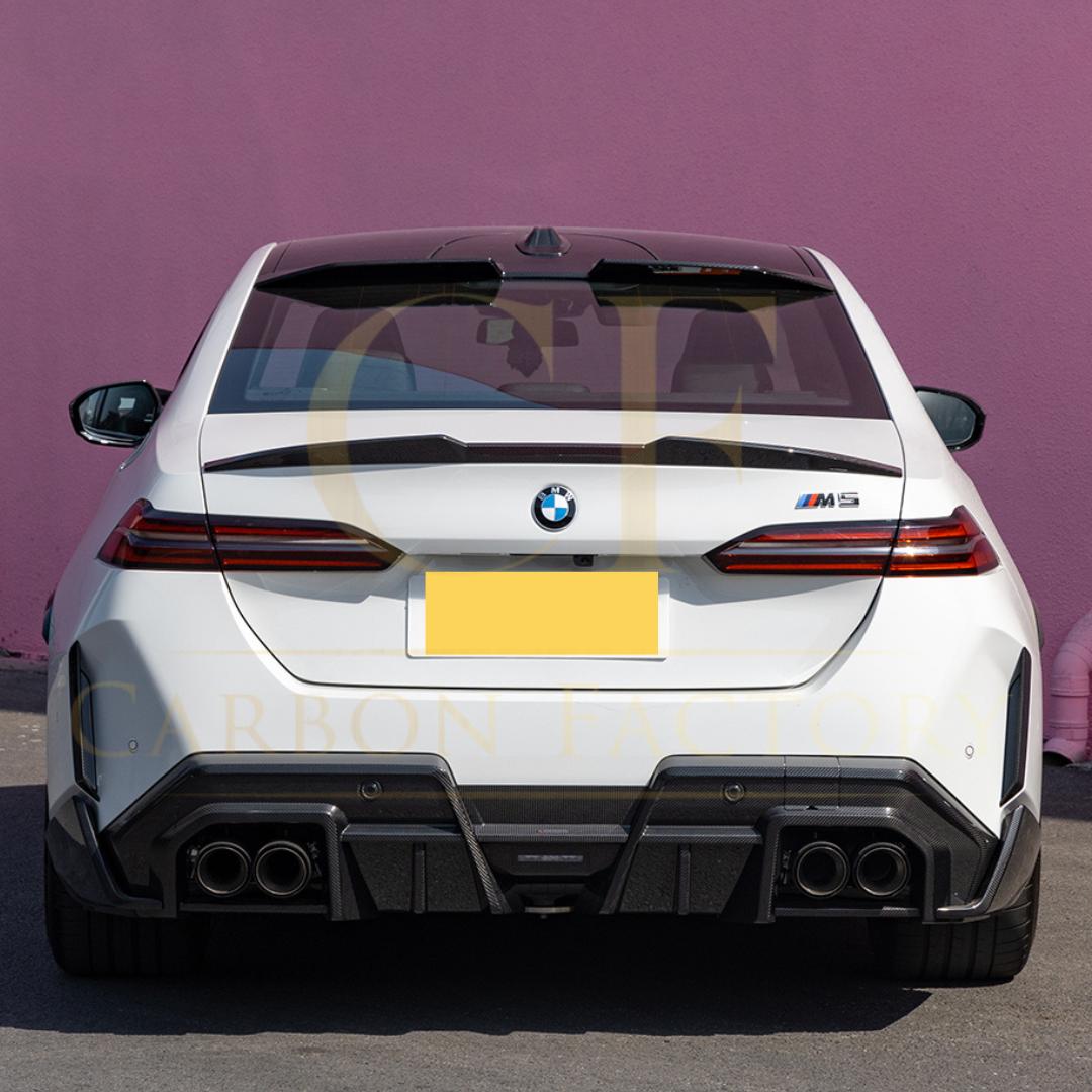 SQ-B Style Pre-Preg Carbon Fibre Rear Diffuser for BMW G90 G99 M5 2025-Present-Carbon Factory