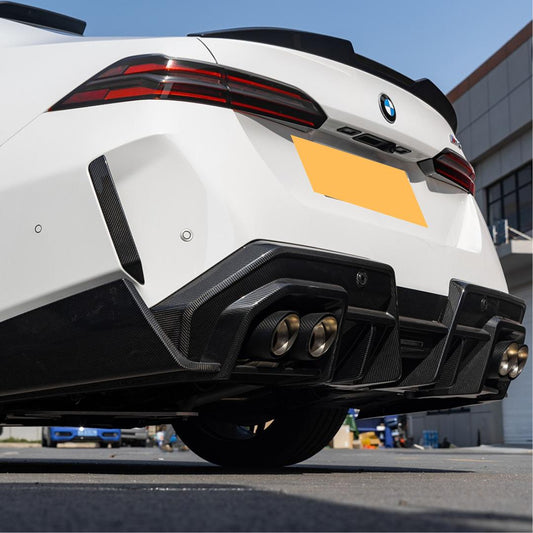 SQ-B Style Pre-Preg Carbon Fibre Rear Diffuser for BMW G90 G99 M5 2025-Present-Carbon Factory