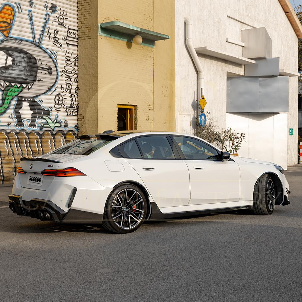 SQ-B Style Pre-Preg Carbon Fibre Side Skirts for BMW G90 G99 M5 2025-Present-Carbon Factory