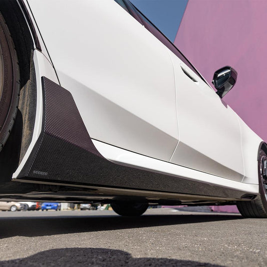 SQ-B Style Pre-Preg Carbon Fibre Side Skirts for BMW G90 G99 M5 2025-Present-Carbon Factory