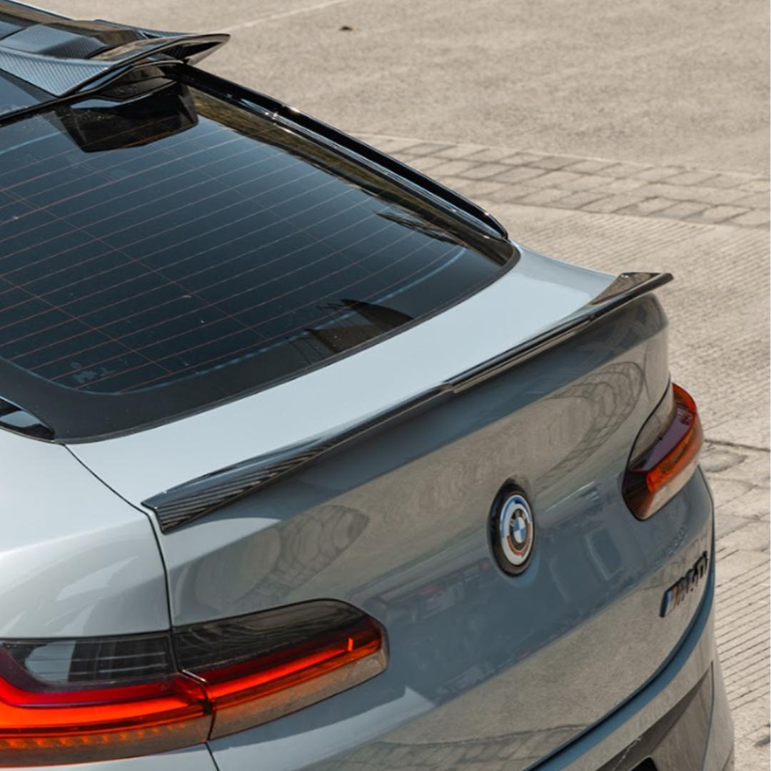 SQ Style Pre-Preg Carbon Fibre Boot Spoiler for BMW G02 X4 F98 X4M 2019-Present-Carbon Factory