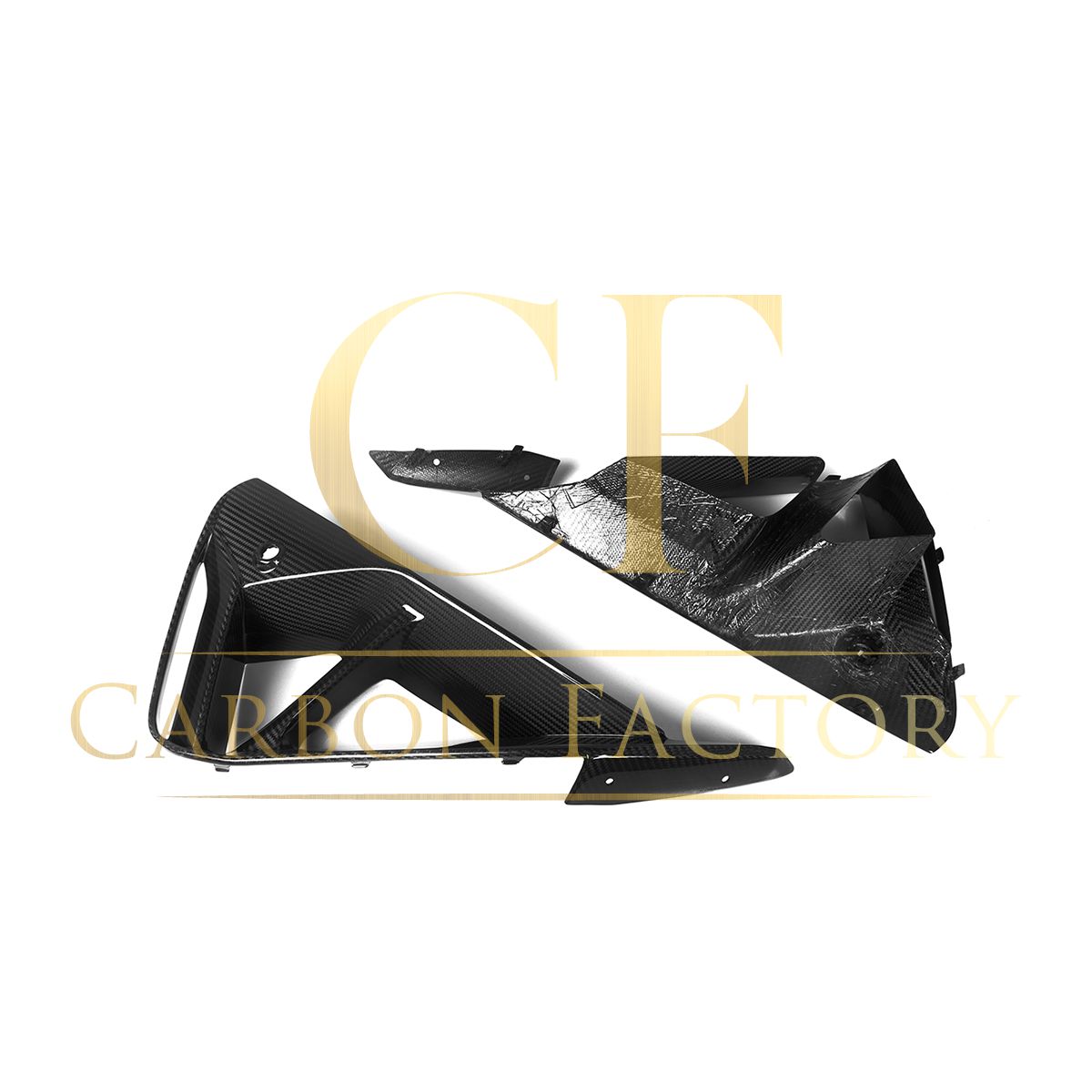 SQ Style Pre-Preg Carbon Fibre Front Air Duct for BMW 2 Series G42 Coupe 21-Present-Carbon Factory