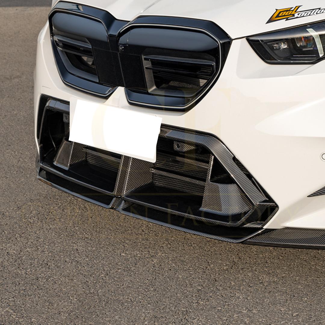 SQ Style Pre-Preg Carbon Fibre Front Bumper Center Trim for BMW G90 G99 M5 2025-Presen-Carbon Factory