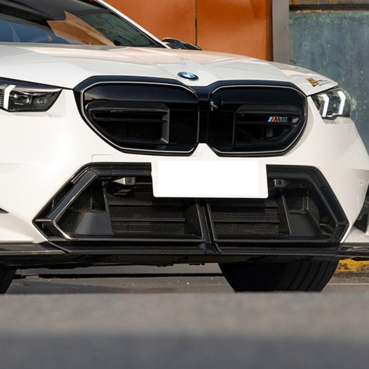 SQ Style Pre-Preg Carbon Fibre Front Bumper Center Trim for BMW G90 G99 M5 2025-Presen-Carbon Factory