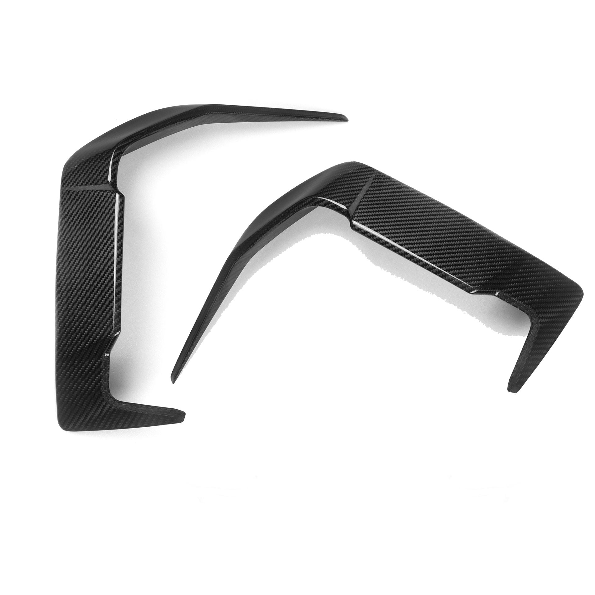 SQ Style Pre-Preg Carbon Fibre Front Side Vent Trim for BMW G60 5 Series 24-Present-Carbon Factory