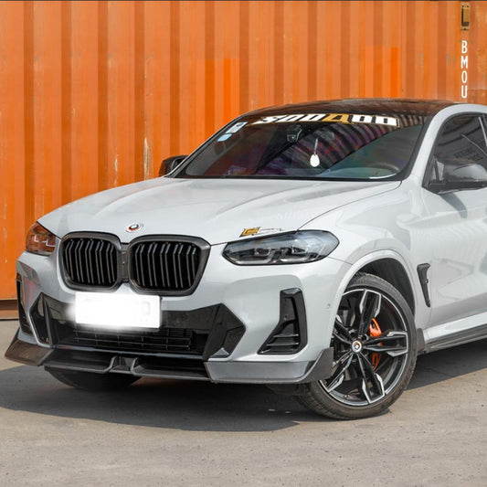 SQ Style Pre-Preg Carbon Fibre Front Splitter for BMW G01 LCI G02 LCI 2022-Present-Carbon Factory