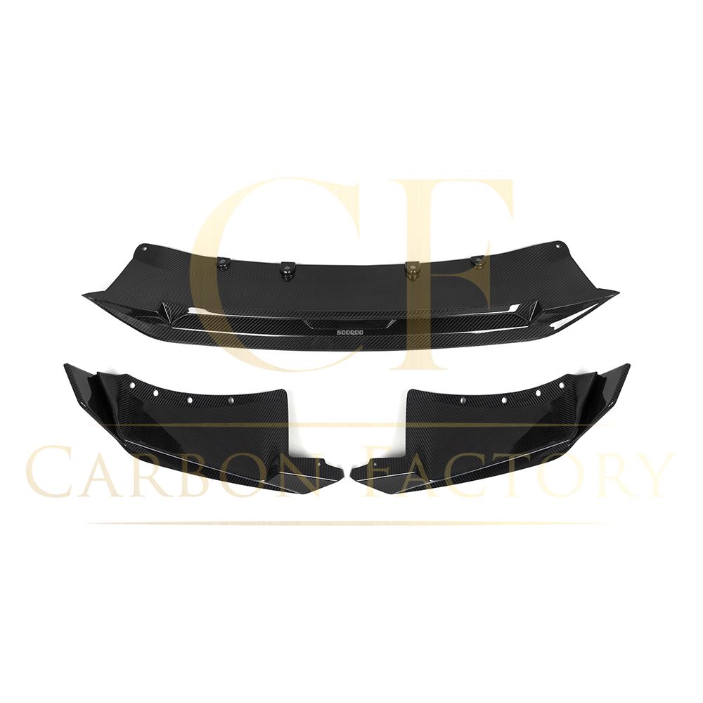 SQ Style Pre-Preg Carbon Fibre Front Splitter for BMW G05 X5 LCI 23-25-Carbon Factory