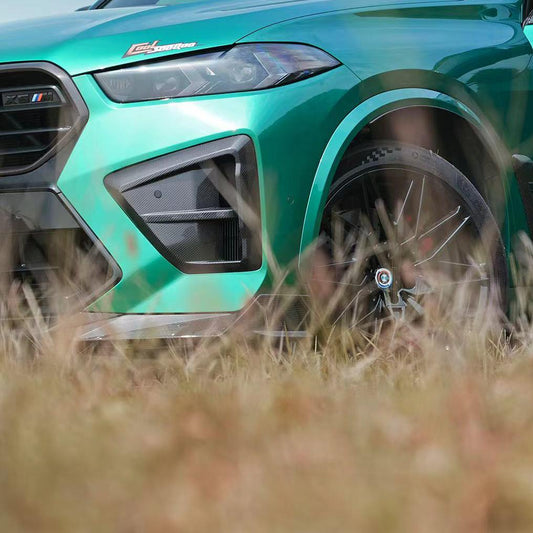 SQ Style Pre-Preg Carbon Fibre Front Trim for BMW F95 F96 X5M X6M LCI 24-Present-Carbon Factory