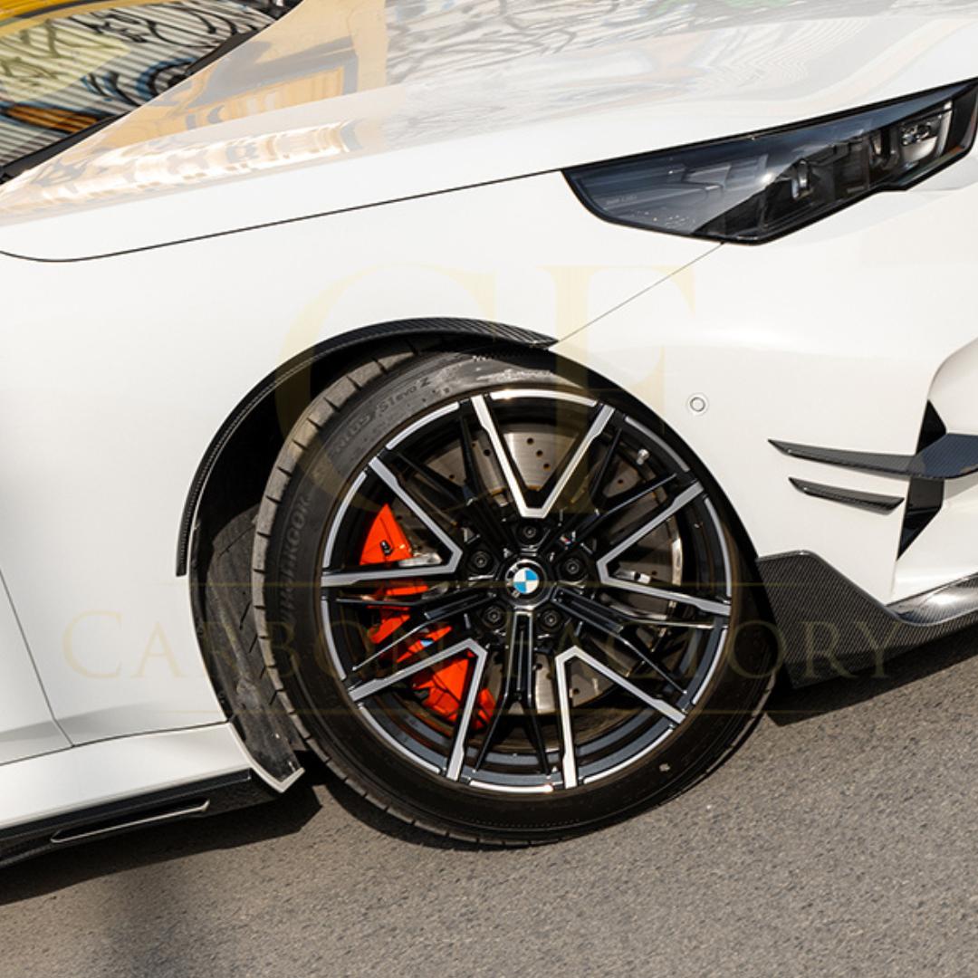 SQ Style Pre-Preg Carbon Fibre Front Wheel Arch Trims for BMW G90 G99 M5 2025-Present-Carbon Factory