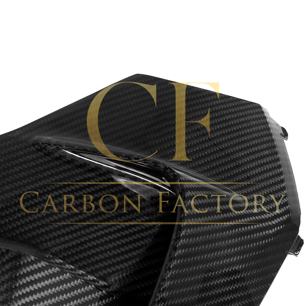 SQ Style Pre-Preg Carbon Fibre Rear Bumper Trims for BMW G26 4 Series Gran Coupe 21-24-Carbon Factory