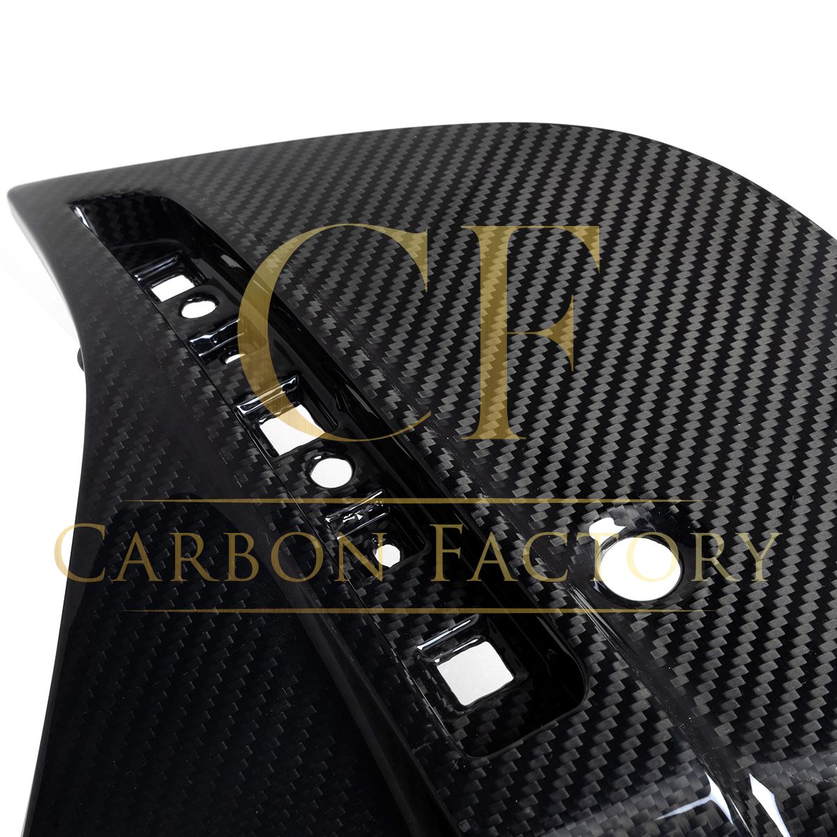 SQ Style Pre-Preg Carbon Fibre Rear Bumper Trims for BMW G26 4 Series Gran Coupe 21-24-Carbon Factory