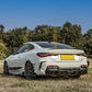 SQ Style Pre-Preg Carbon Fibre Rear Diffuser for BMW 4 Series G22 G23 20-Present-Carbon Factory