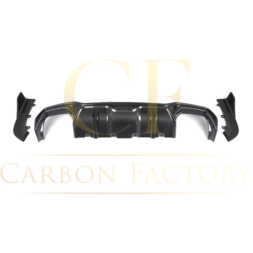 SQ Style Pre-Preg Carbon Fibre Rear Diffuser for BMW 4 Series G22 G23 20-Present-Carbon Factory