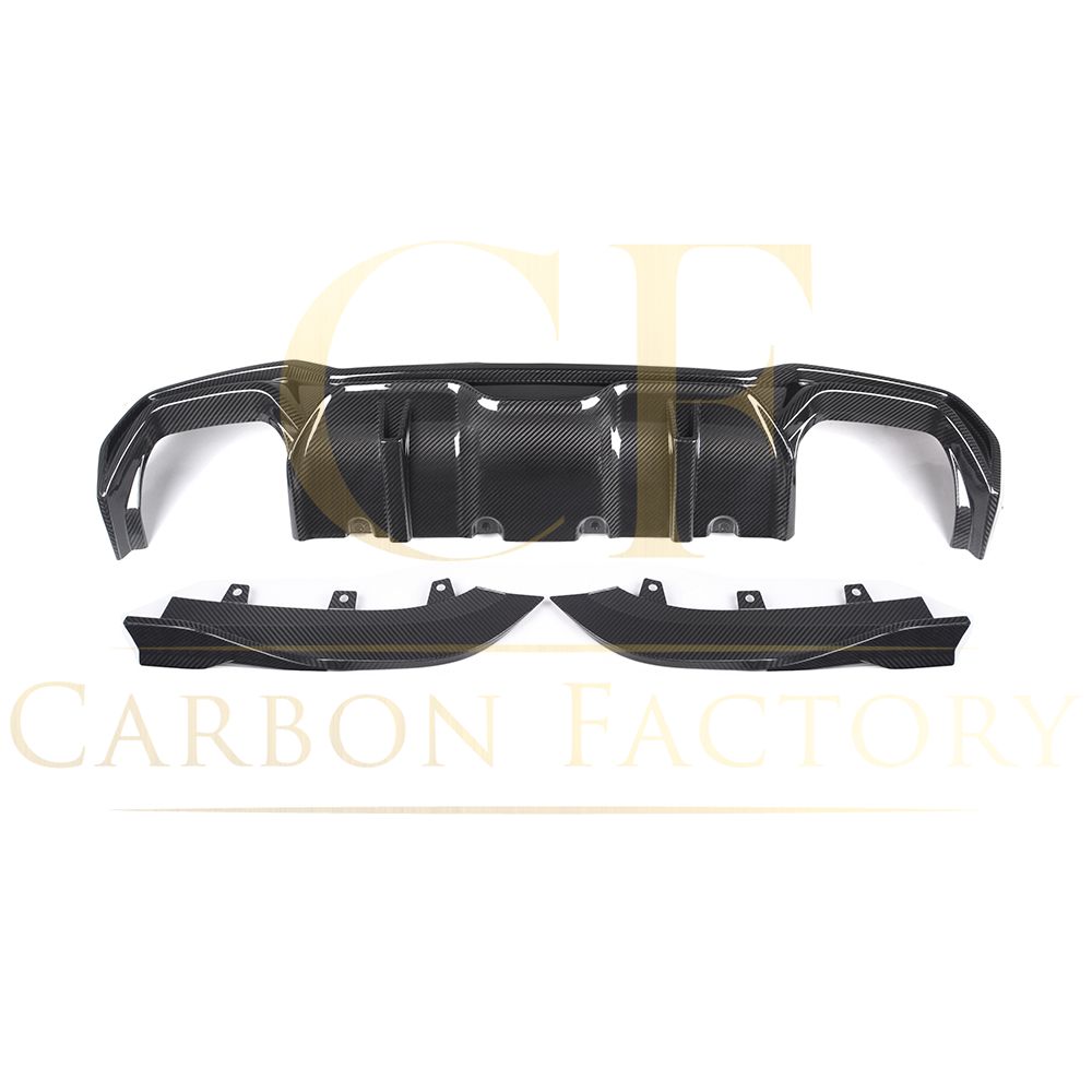 SQ Style Pre-Preg Carbon Fibre Rear Diffuser for BMW 4 Series G22 G23 20-Present-Carbon Factory