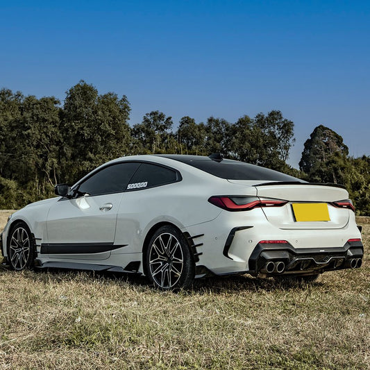 SQ Style Pre-Preg Carbon Fibre Rear Diffuser for BMW 4 Series G22 G23 20-Present-Carbon Factory